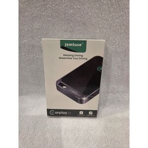 Jemluse Wireless CarPlay Adapter Dongle IPhone iOS 10+ Wired to Wireless Convert